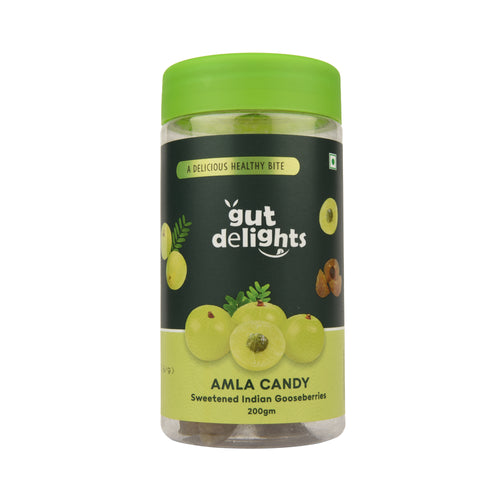 Gut Delights Amla Candy – Sweetened Indian Gooseberries (200g)